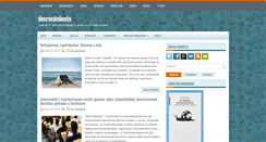 Desktop Screenshot of decrecimiento.info