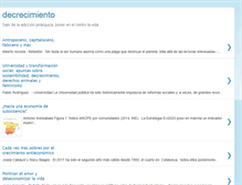 Tablet Screenshot of decrecimiento.info